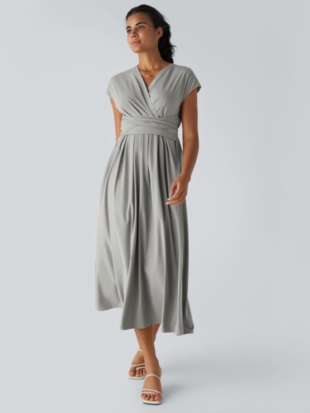NWT Halara Breezeful Tie Back Dress, 8 🩶